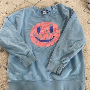 Outdoor voices smiley face hoodie